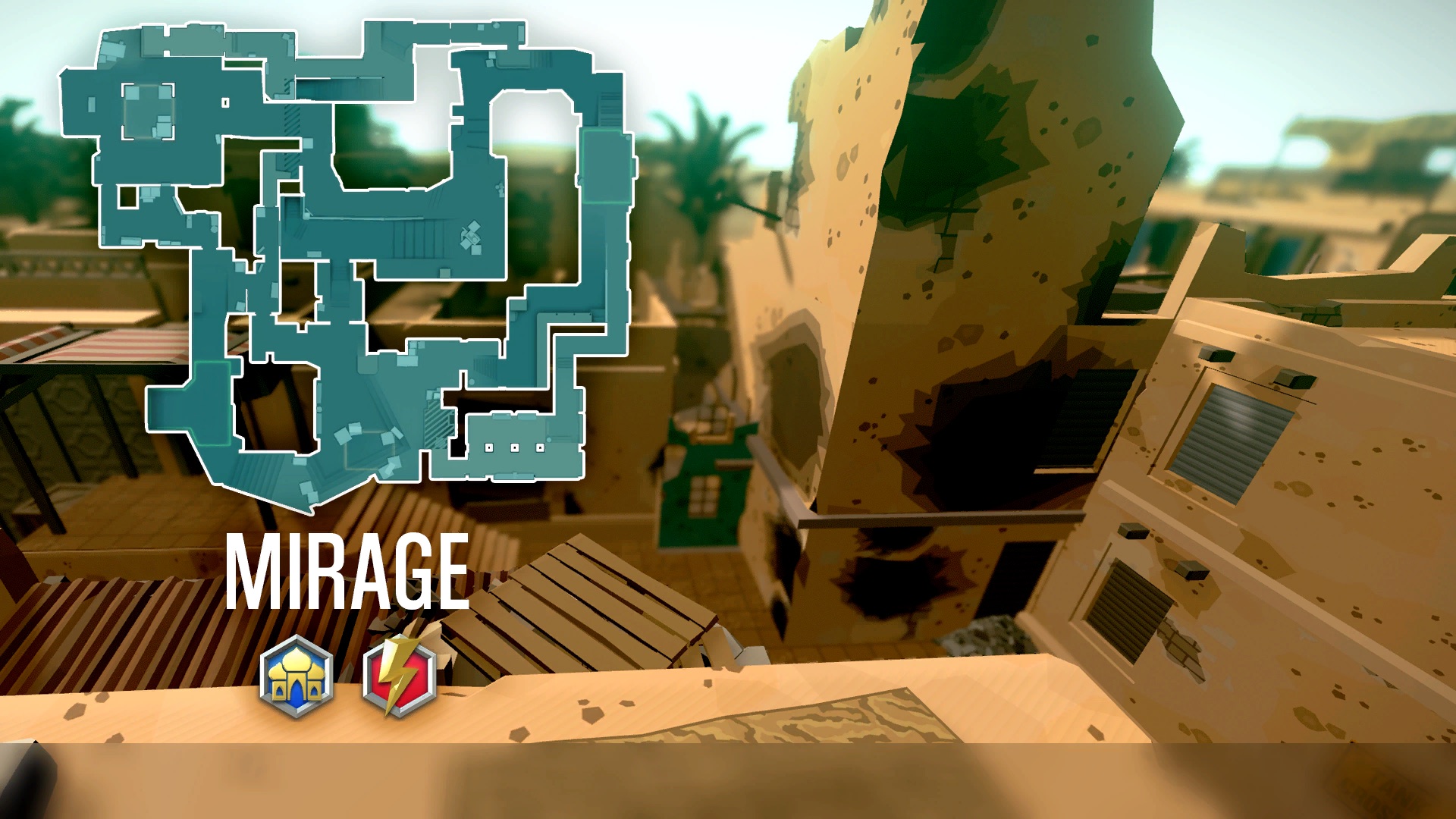 The Mirage map