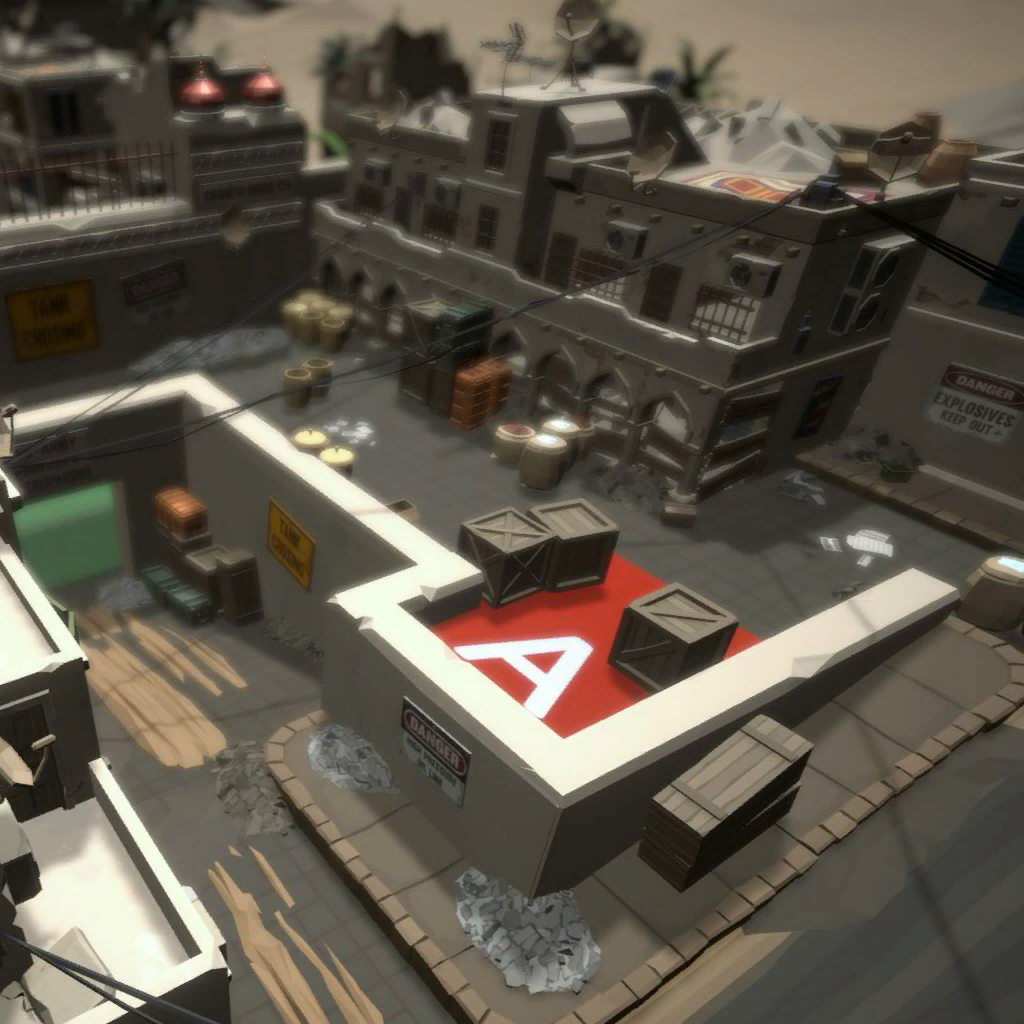 Dust II, maps